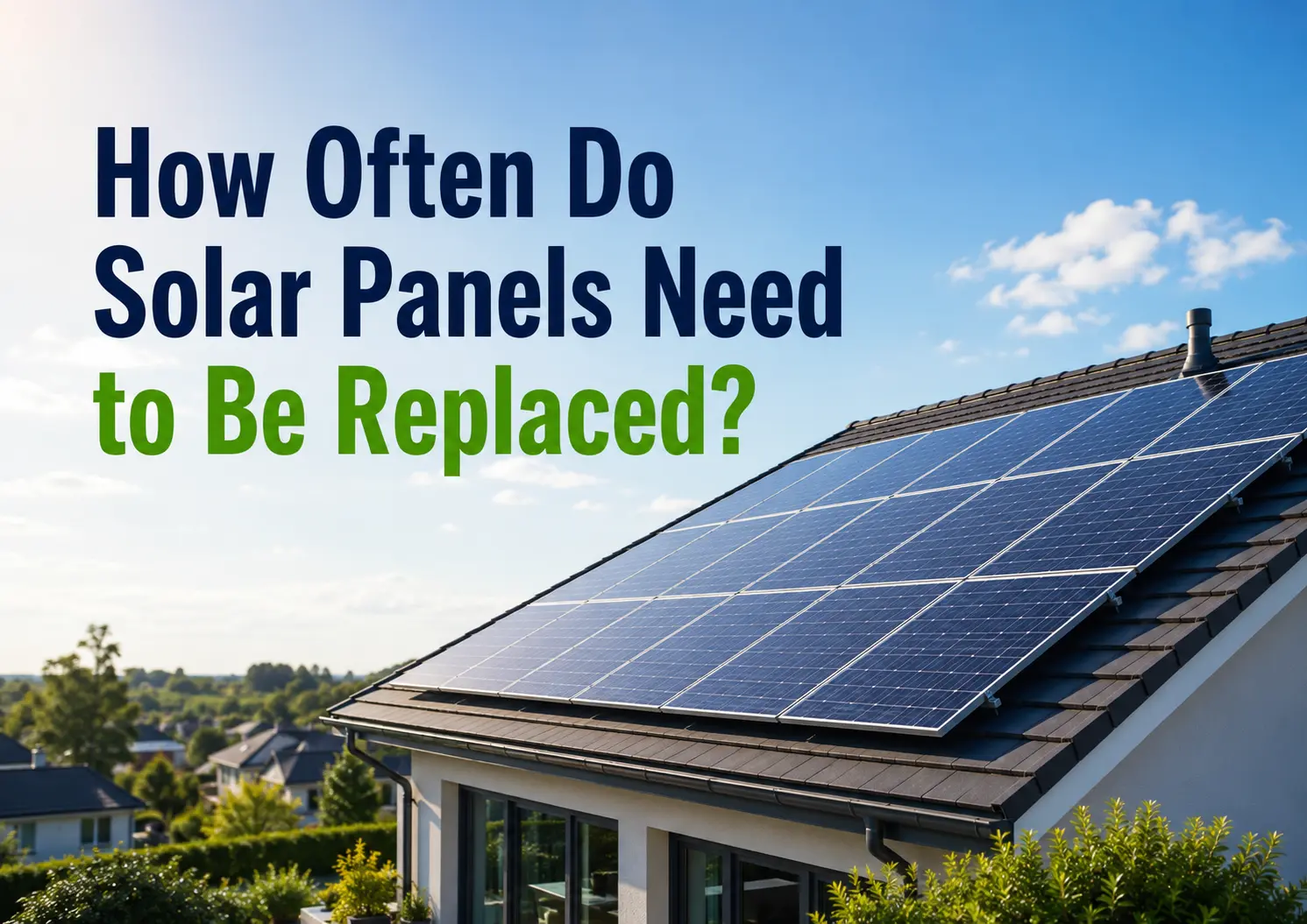 How Often Do Solar Panels Need to Be Replaced?