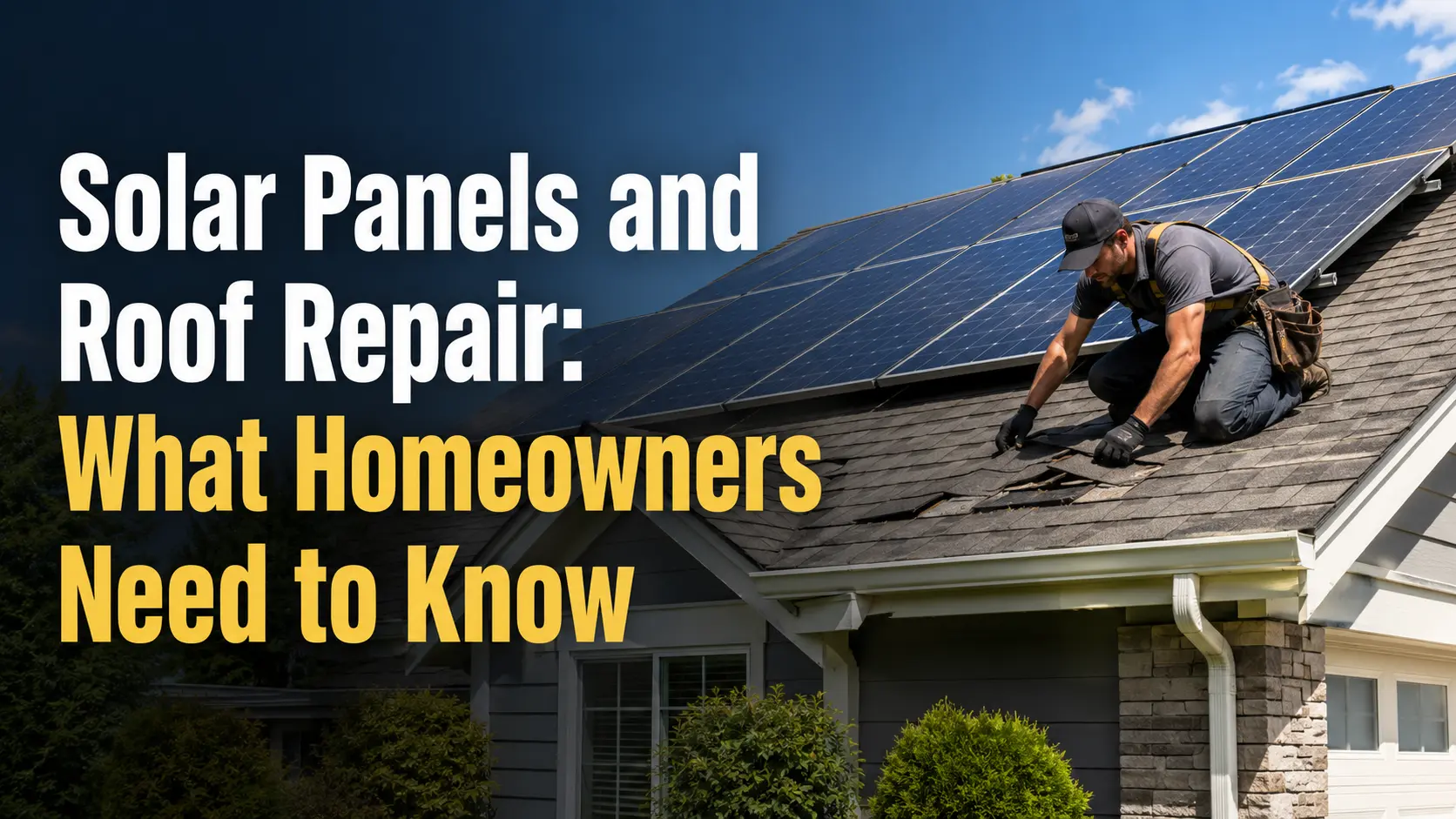 Solar Panels and Roof Repair