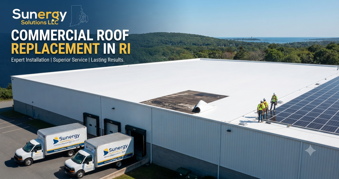 Commercial Roof Replacement in RI & Industrial Roofing Services for Rhode Island