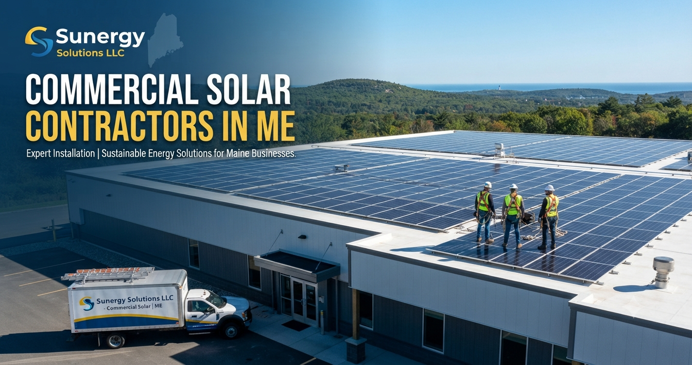 Commercial Solar Contractors in ME & Commercial Photovoltaic Systems for Maine Businesses