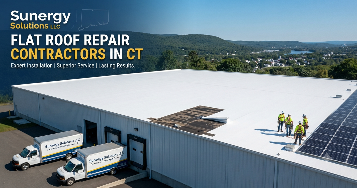 Flat Roof Repair Contractors in CT & Industrial Roofing Company Serving Connecticut