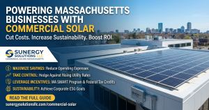 Sunergy Solutions LLC offering professional Commercial Solar Installation Massachusetts 2026,