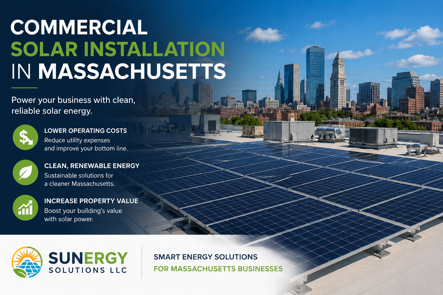 Commercial Solar Installation in Massachusetts