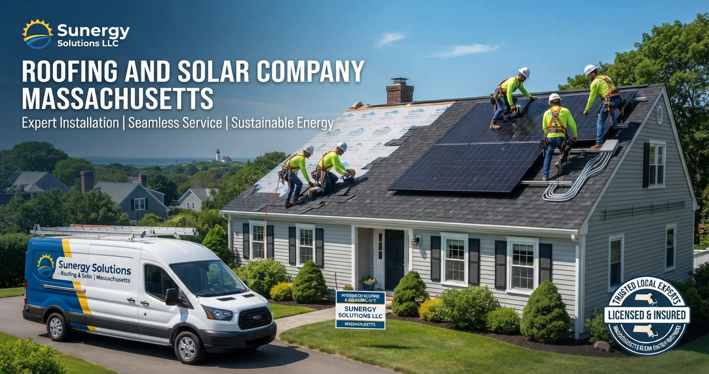 Sunergy Solutions LLC offers Roofing and Solar Company Massachusetts.