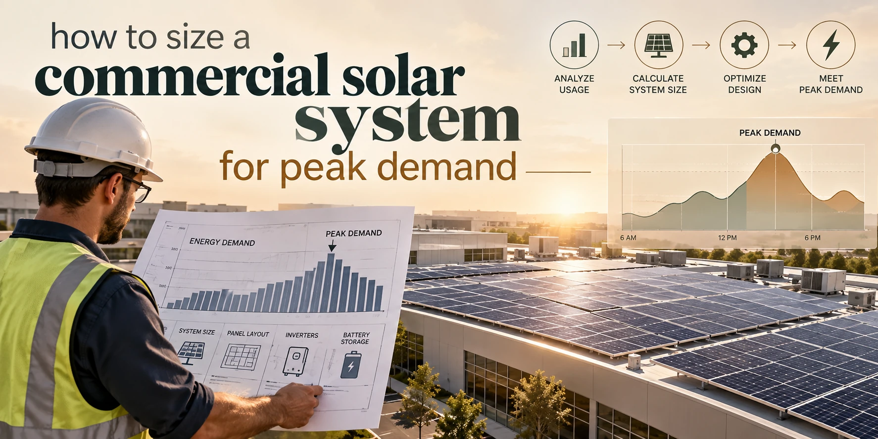 How to Size a Commercial Solar System for Peak Demand